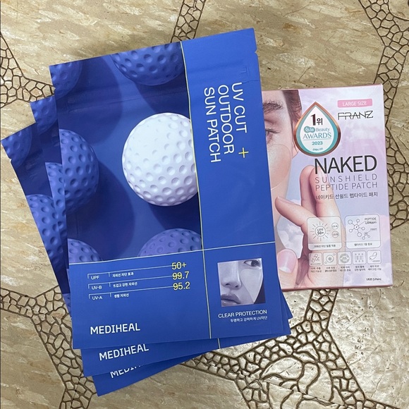 NWT MEDIHEAL UV Cut Outdoor Sun Patch (3 packs) + 1 box FRANZ Sunshield patches - Picture 1 of 5